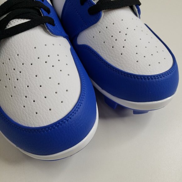 Size 13 Nike Air Jordan 1 Retro Low MCS Royal Blue Cleats Football Baseball main image 9